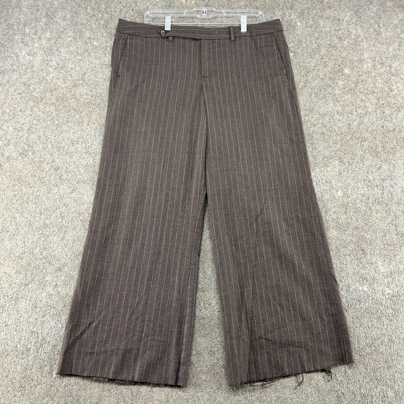 VINTAGE Gap Pants Women 14 Brown Wide Leg Flare Pipes