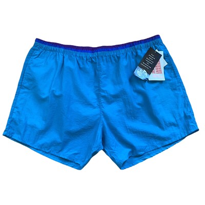 Vintage 90's EZ Gear Swim Trunks Big Men's 2XL New Ames Lined Retro Blue NOS 