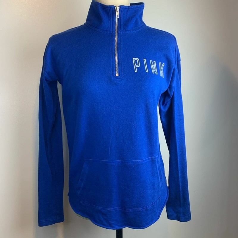 royal blue pink sweater