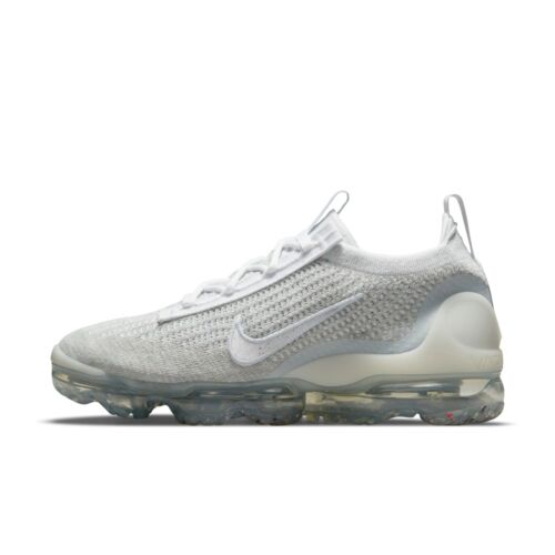 [DC4112-100] Женские кроссовки Nike AIR VAPORMAX 2021 FK WHITE PURE PLATINUM