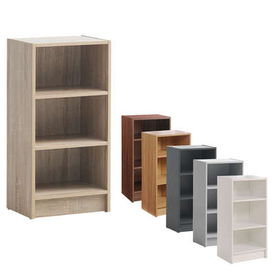 Small Narrow Bookcase Slim Bookshelf Display Unit for Home Office Storage