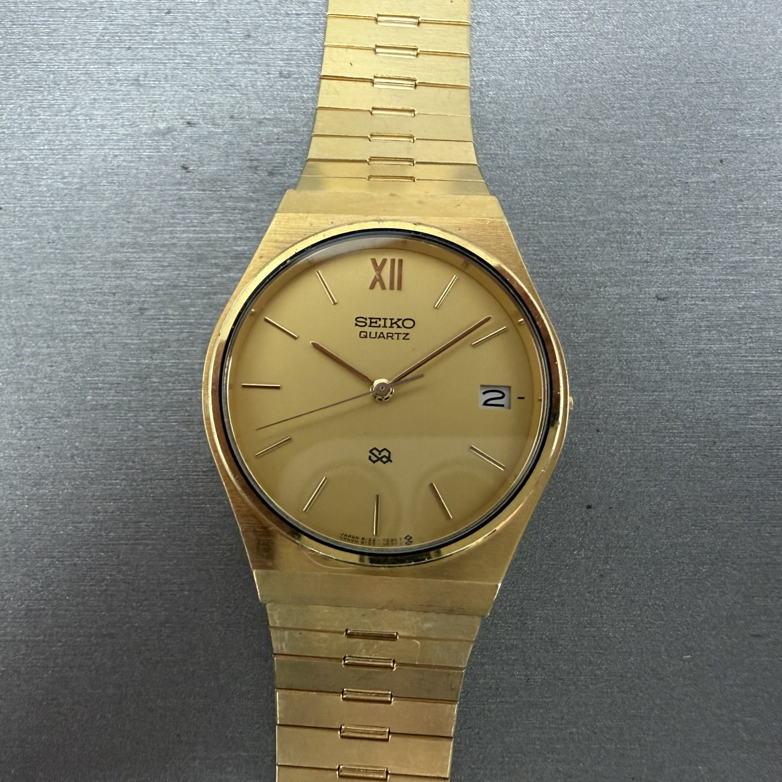 SEIKO SQ ゴールド スクエア クォーツ メンズ 稼働品 Seiko sq gold 