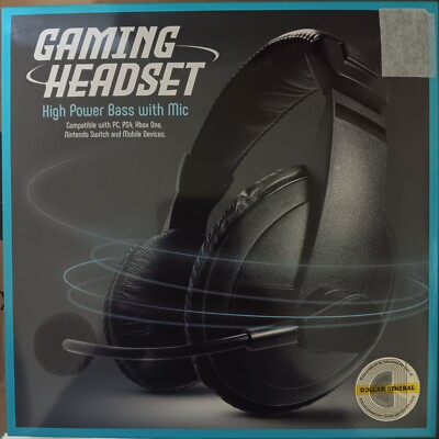 Mobile Essentials Gaming Headset High Power Bass With Mic