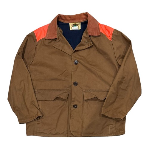 ジャケット・アウター 40s vintage coat IDEAL Vintage 1983 Canvas Hunting Jacket Size XL Blaze