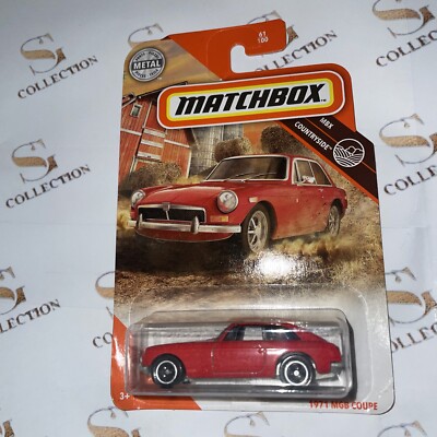 1971 MGB Coupe 61/100 Matchbox 2020 GKK33 MBX Countryside red