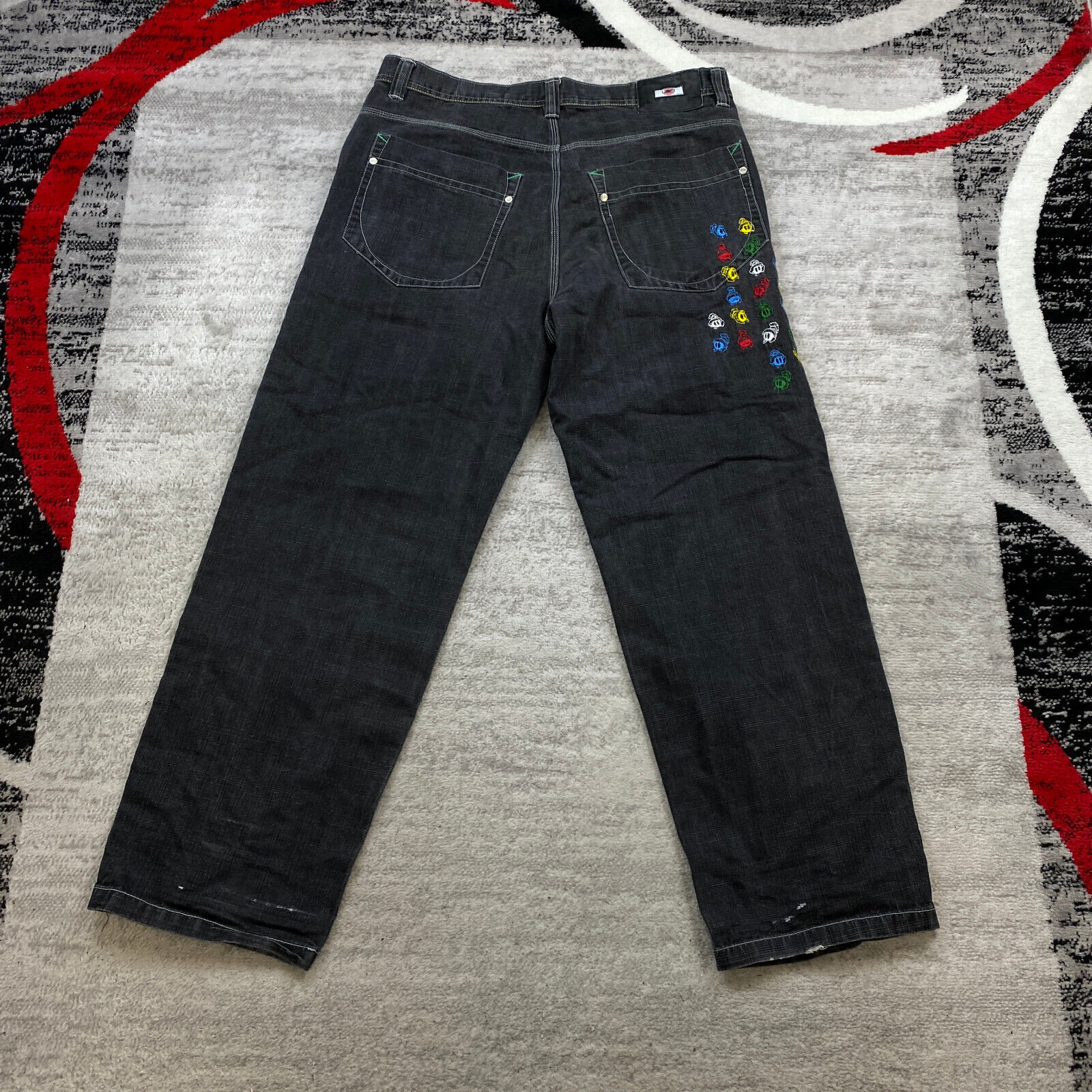 Vintage Lot 29 Baggy Pants 40 Black Jean Denim Y2K Skater Vintage Lot 29 Baggy Pants 40 Black Jean Denim Y2K Skater