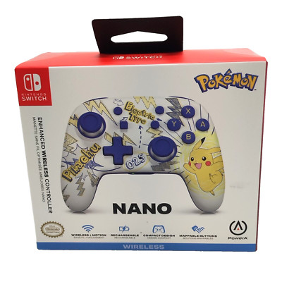 PowerA Nano Enhanced Wireless Controller for Nintendo Switch Pikachu School Days