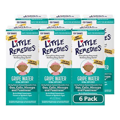 Fast Acting Gripe Water | Safe for Newborns | 4 FL OZ | 6 Pack