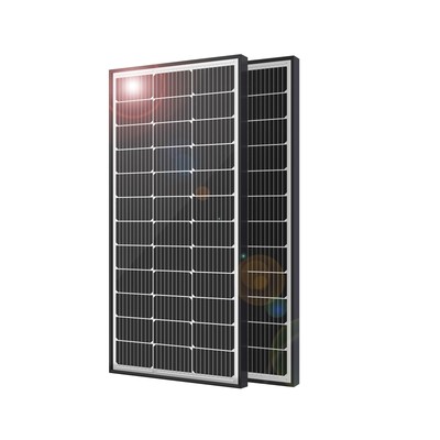 JJN 200 Watt 12 Volt Solar Panel 2 Pack of 100 Watt 9BB Mono