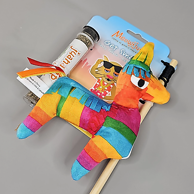 SMARTER PAW Meowijuana Organic Catnip Toy Get Smashed Llama Party Pinata Cat Toy
