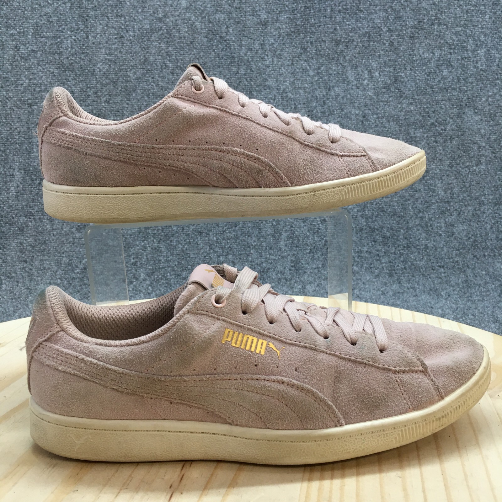 Puma Shoes Womens 8 Vikky AOS Casual Sneakers 367409 01 Pink