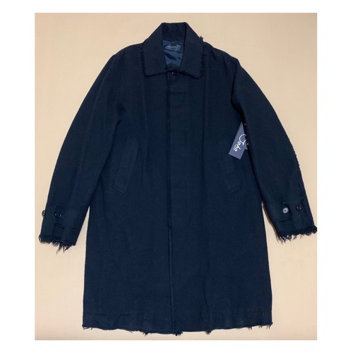 Pre-owned Undercover John  Men's Long Wool Coat Retail: $780 (nwt) In Blue