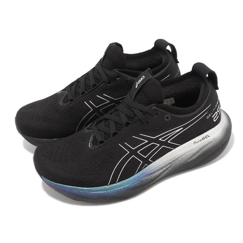 

Женские кроссовки Asics GEL-Nimbus 25 Platinum Black Pure Silver 1012B435-001, Черный, Gel-nimbus 25 Platinum