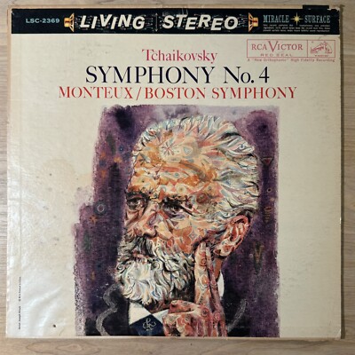 RCA VICTOR/CLASSIC AUDIOPHILE LSC-2369 MONTREUX Tchaikovsky Symphony No. 4 LP EX