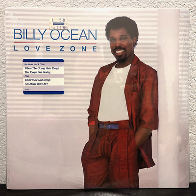 BILLY OCEAN - Love Zone (Jive) - 12'' Vinyl Record LP - SEALED