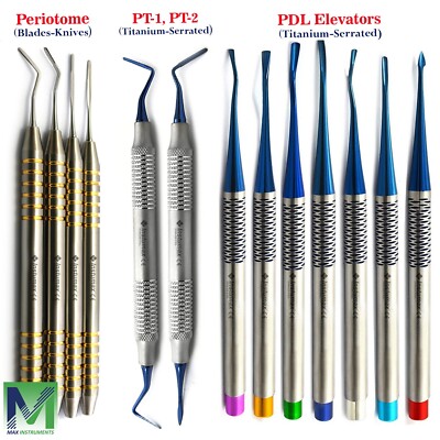 Periodontal Ligament Removal Instruments Kit PDL Periotome Extraction Elevators