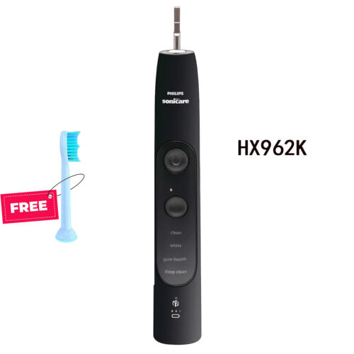 Philips Sonicare ExpertClean Sonic Electric Toothbrush Handle HX962K Black NoBox | eBay Philips Sonicare ExpertClean Sonic Electric Toothbrush Handle HX962K Black NoBox | eBay