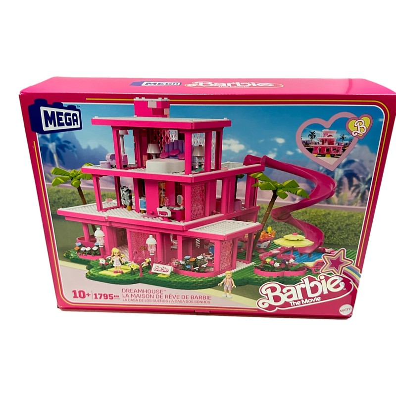 Mega BarbieThe Movie Building Dream House Replica Blocks 1795 Pcs
