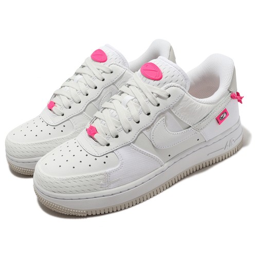 

Nike Wmns Air Force 1 07 LX Pink Bling Summit White Women AF1 Casual DX6061-111, Белый, Wmns Air Force 1 07 Lx