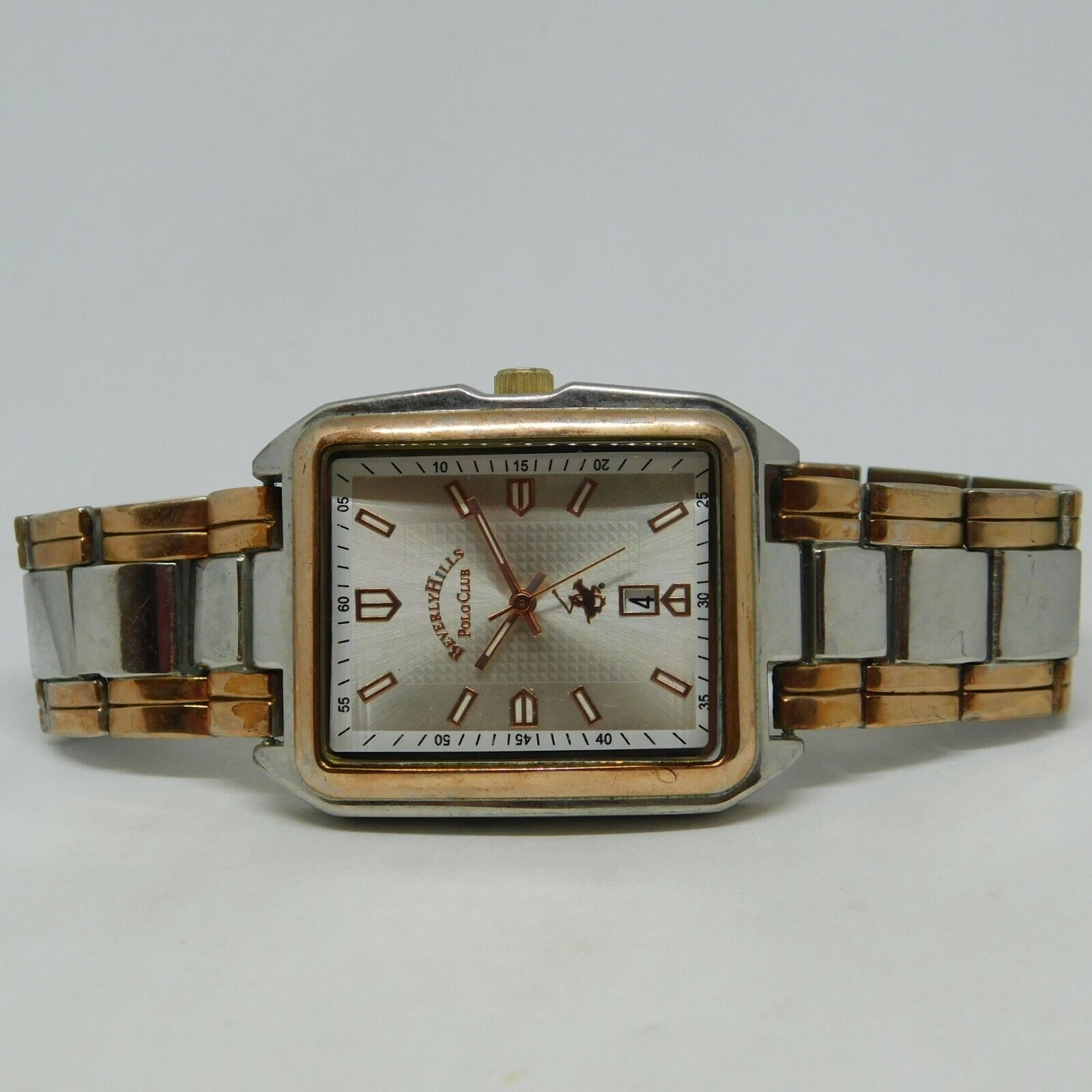 Beverly Hills Polo Club 52292 Two Tone Quartz Analog Men's Beverly Hills Polo Club 52292 Two Tone Quartz Analog Men's