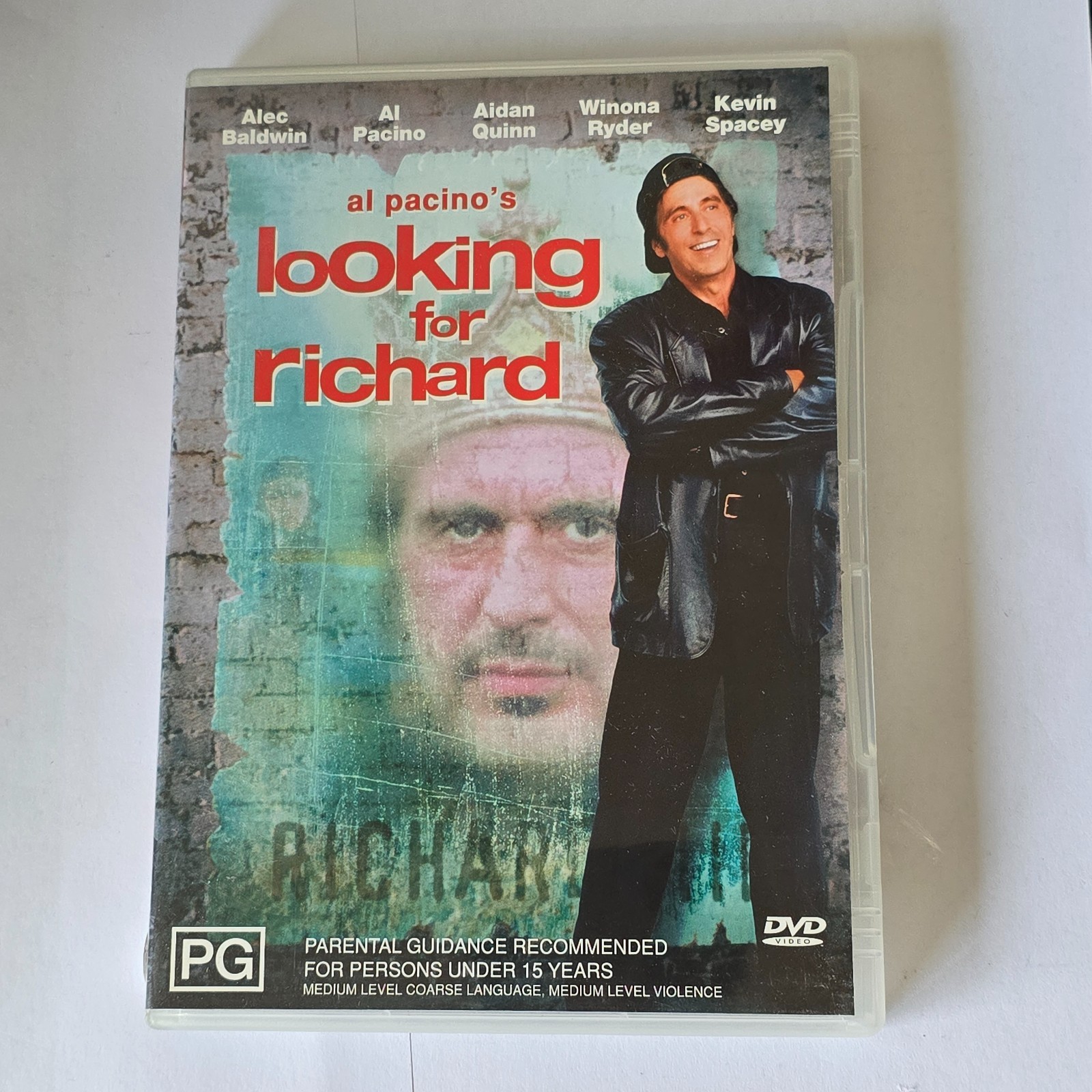 Looking For Richard DVD Al Pacino Shakespeare Documentary Region 4 Used