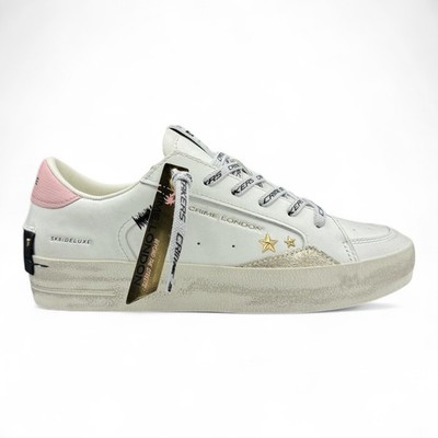 Crime London SK8 DELUXE baby pink 25103AA8.10 golden white goos fuga Stella