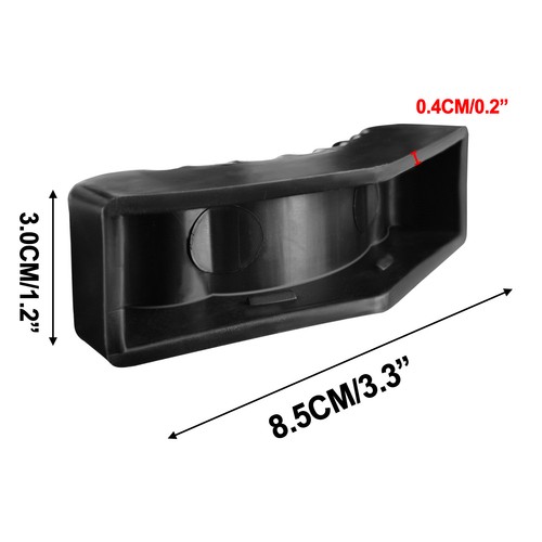 2Pcs Axle Jack Stand Pad Adapter Universal Slotted Frame Rail Rubber Adapter