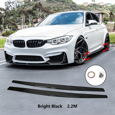 M Sport Style Extension Side Skirt For BMW F32  F33 4 Series 2014-2020