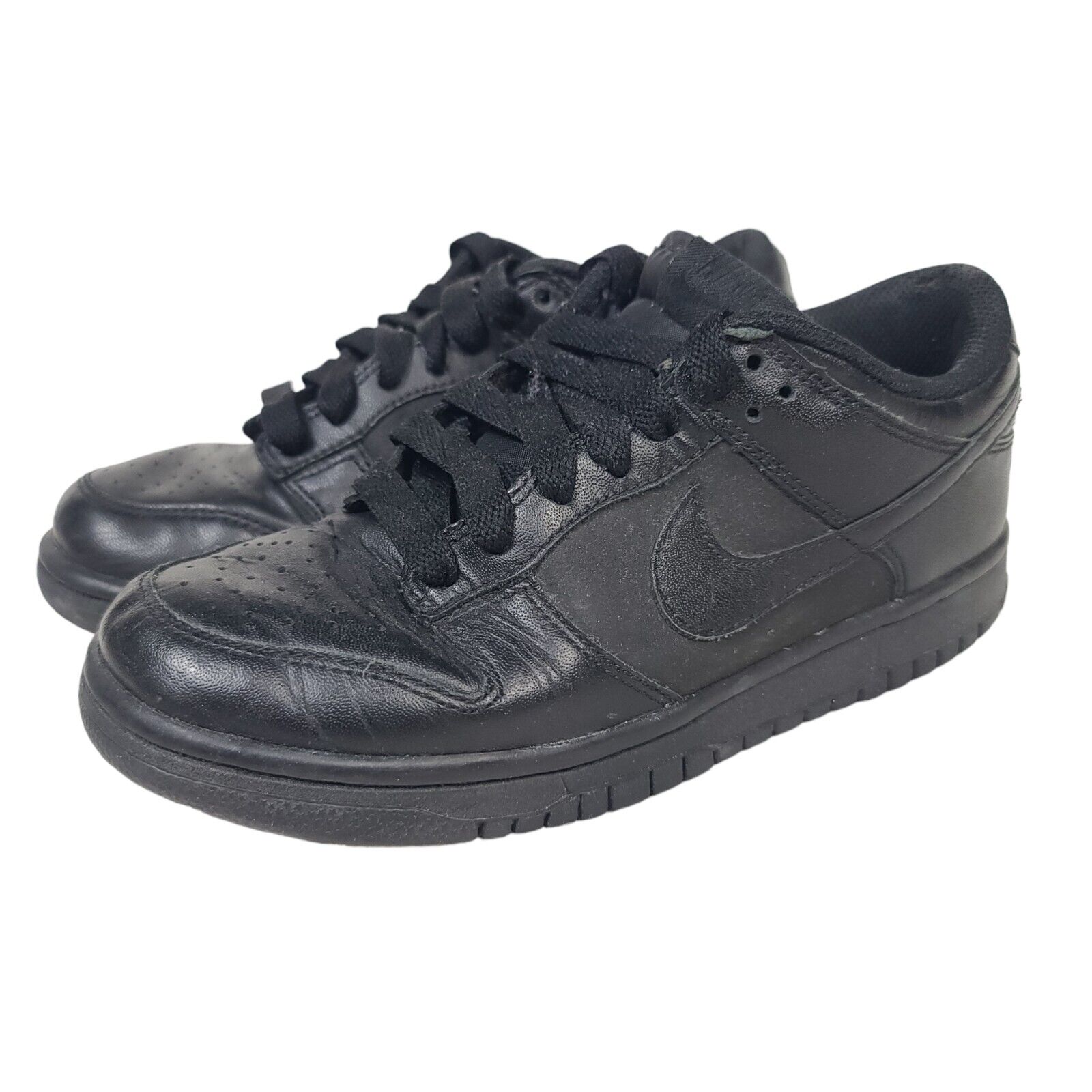 Nike Dunk Low 2008 Triple Black Blackout Out Low 317813-003 Nike Dunk Low 2008 Triple Black Blackout Out Low 317813-003