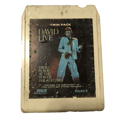 David Bowie - David Live 1974 - 8 Track Tape ''Rebel Rebel'' ''Suffragette City''