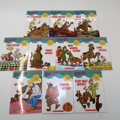 SCOOBY-DOO! SIGHT WORDS Boxed set 10 Books Learn To Read Scholastic