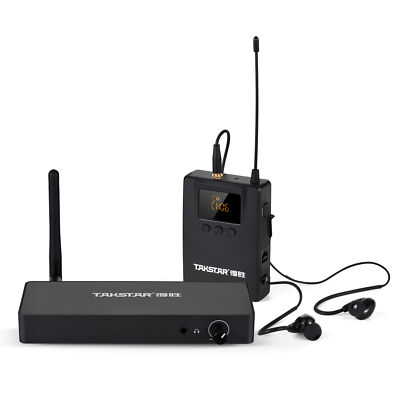 TAKSTAR WPM-300 UHF Wireless in-ear Monitor System Transmitter Receiver 50m I7O9