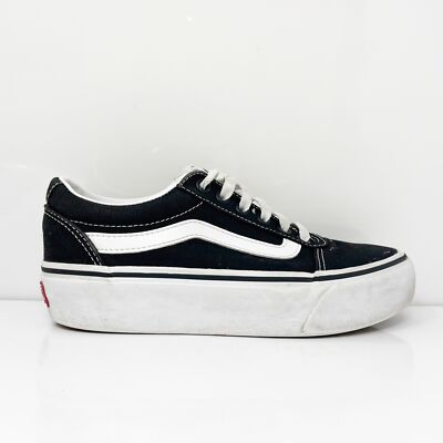 

Vans Womens Off The Wall 751505 Черная повседневная обувь Кроссовки Размер 6, Черный, Off The Wall