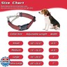 Martingale Dog Collars, Reflective Nylon Collar with Stainless Steel Chain, Adjustable Walking Training Dog Collars with Quick Release Buckle, Suitable for Small Medium Large Dogs(Red,M)