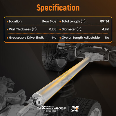 Rear Drive Shaft For Silverado Sierra 1500 Crew Cab Pickup 2004-2007 936-298 RWD