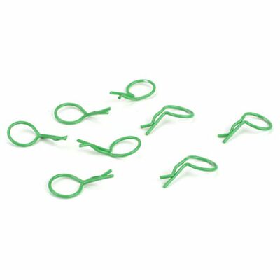 Dynamite Bent Body Clips Green (8) DYN5554