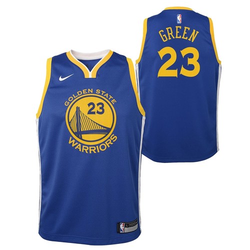 [9Z2B7BZ2P-GREEN] Молодежь Nike Golden State Warriors Draymond Green Away Icon Swin