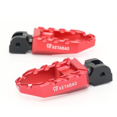 Titanium BUZZ Front Wide Foot Pegs For Kawasaki Z125 16 17