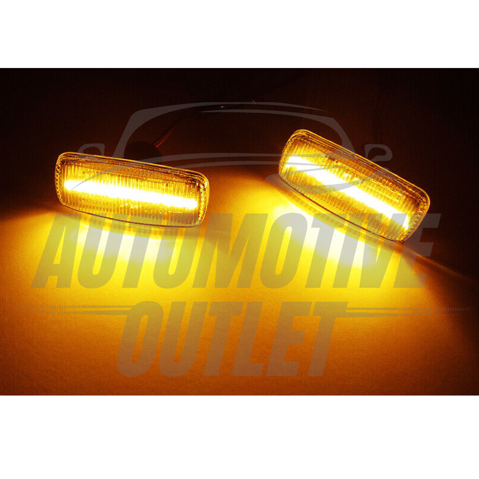 2X SIDE INDICATOR LED MARKER LIGHT CLEAR FOR CALIBER JOURNEY NITRO 300C 5