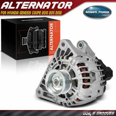 генератор  Hyundai Genesis Coupe 2010 2011 2012 L4 2.0L 110A 12V CW 6-Groove