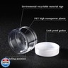 Patelai 4 Pieces Round Wide-mouth Leak Proof Plastic Container Jars with Lids for Travel Storage Makeup Beauty Products Face Creams Oils Salves Ointments DIY Making(1 Ounce,White)