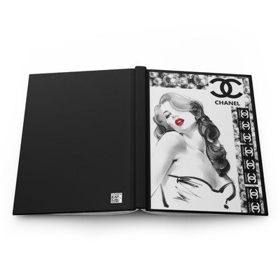 Chanel Design Hardcover Journal Luxury Gift for Mom, Dairy N