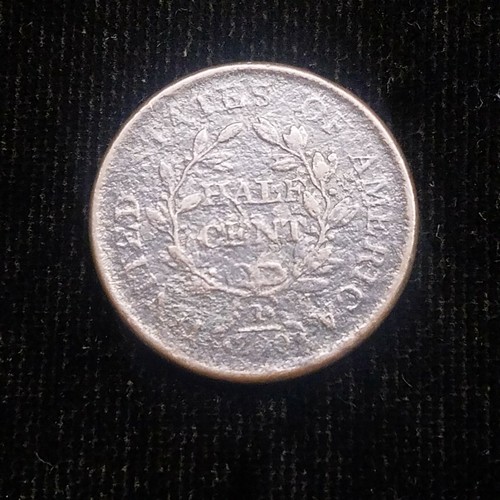 1805 Half Cent Small 5 No Stems