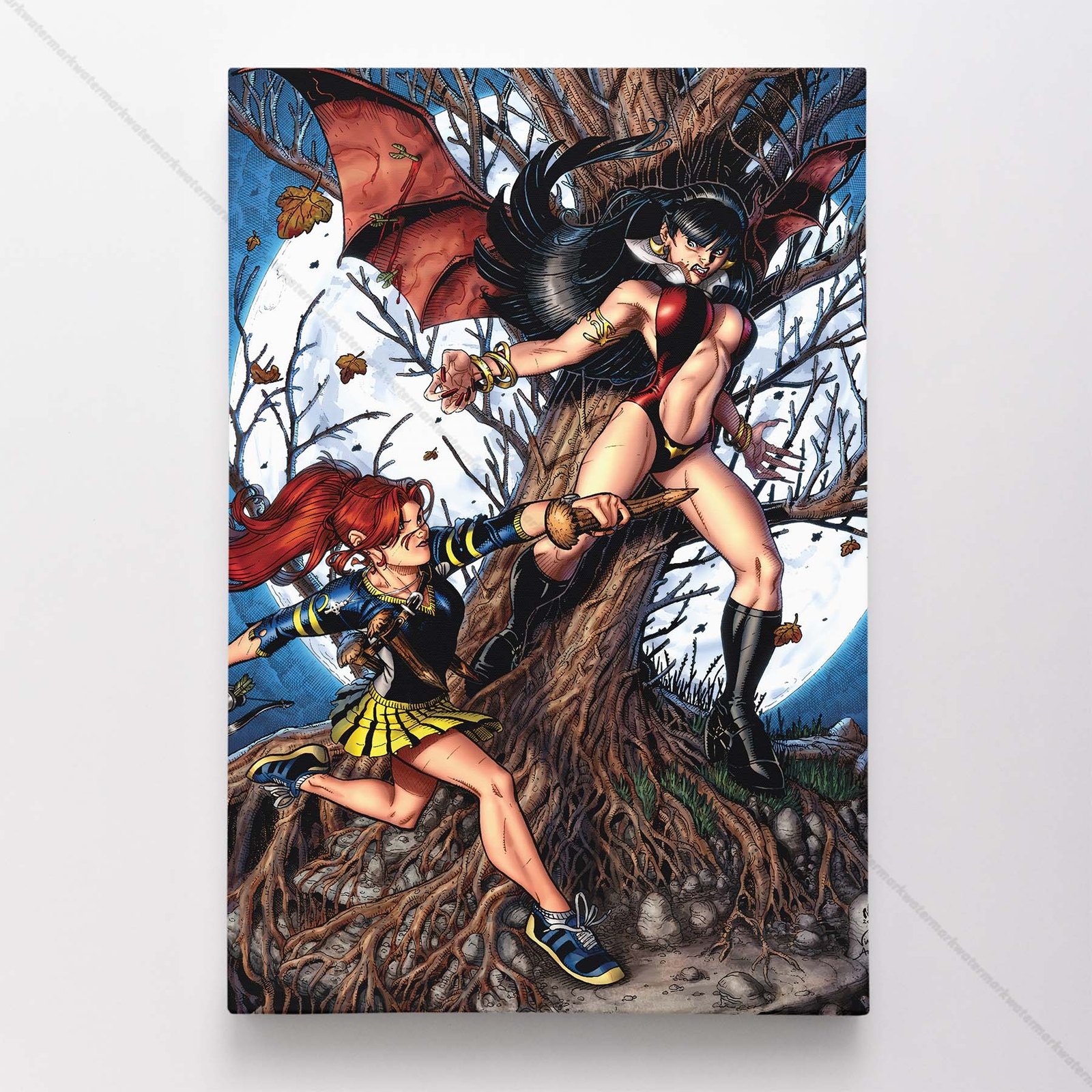 Vampirella Poster Canvas Vampire Comic Book Cover Art Print #343