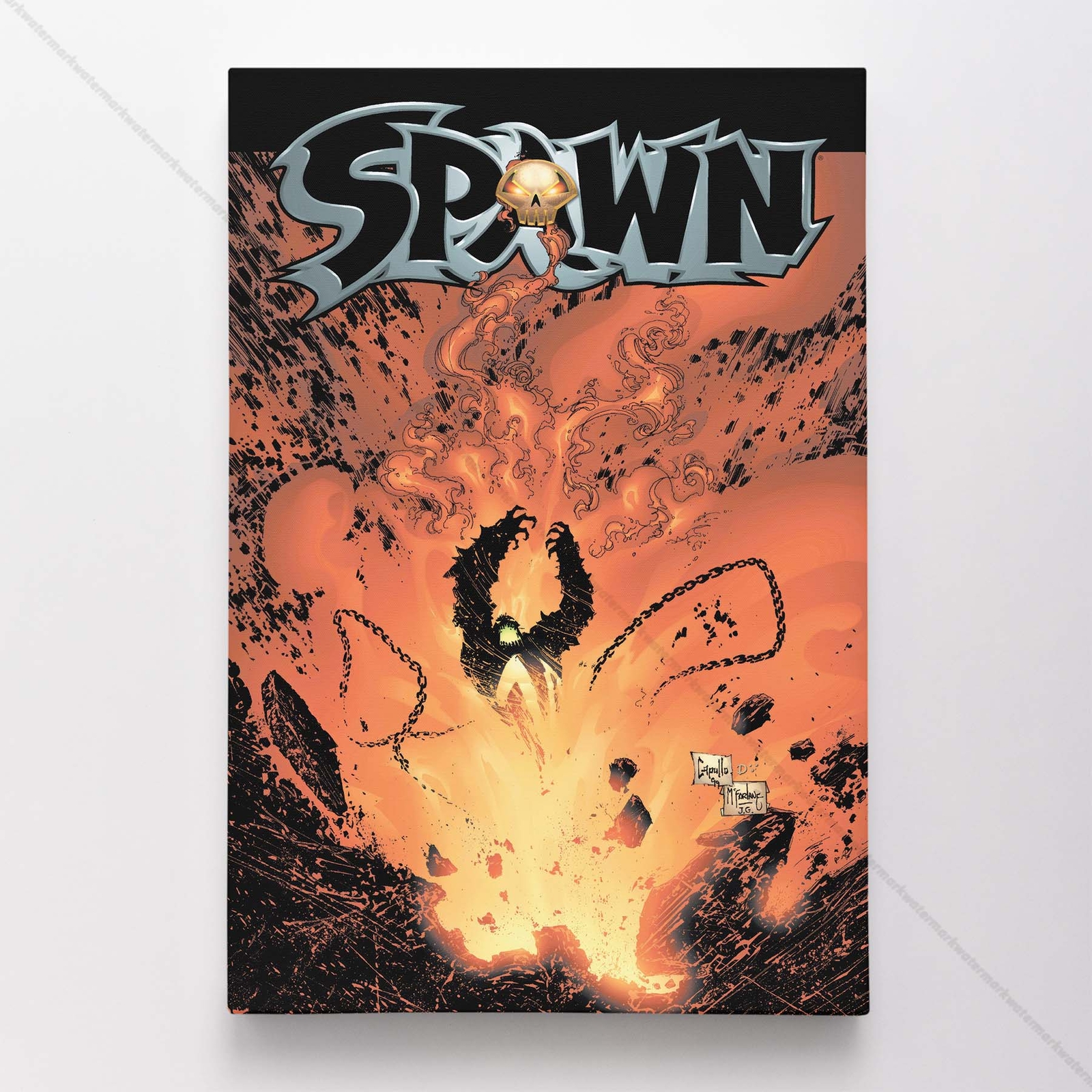Spawn 92 Poster Canvas Comic Book Cover Art Print #A