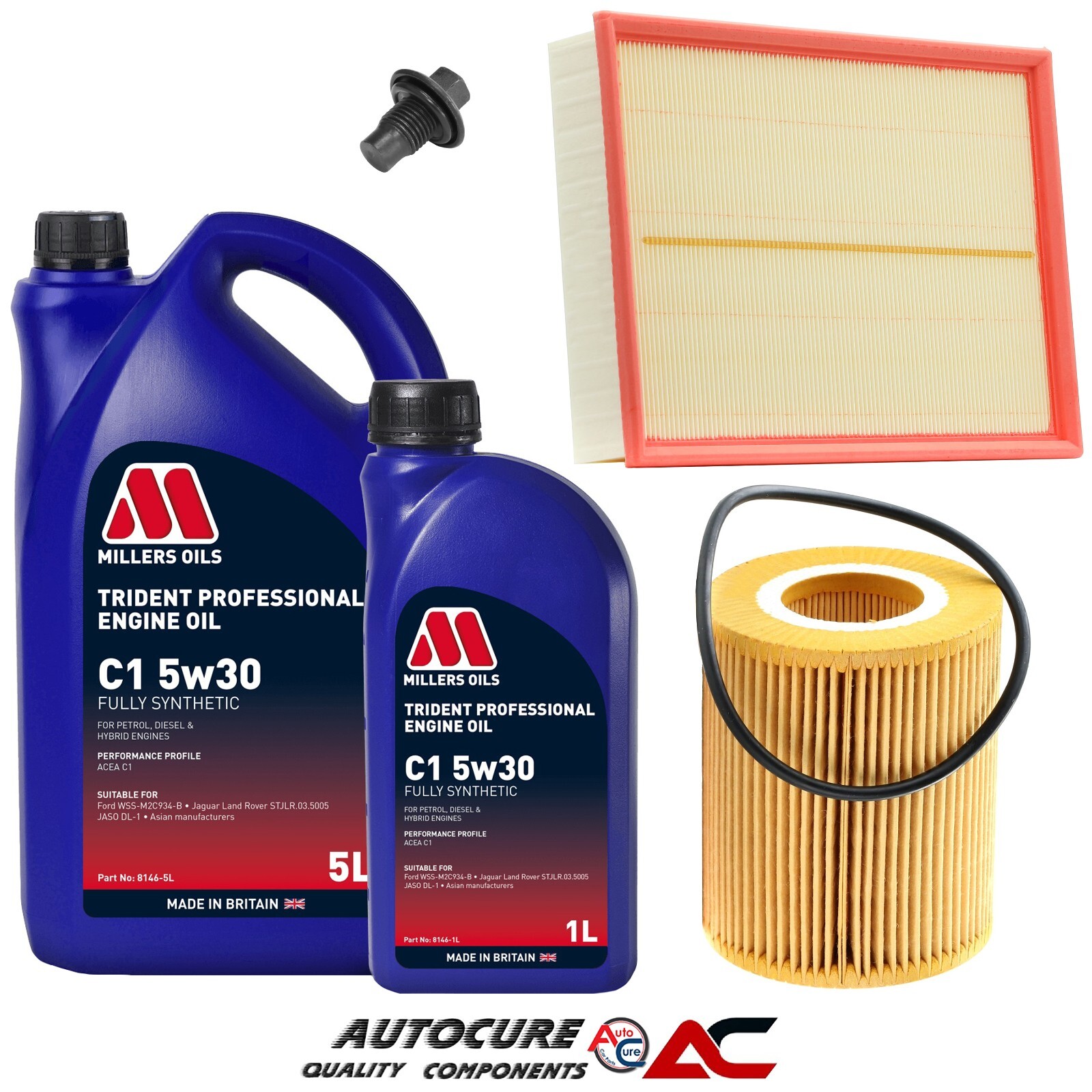 FITS LAND ROVER DISCOVERY 4 SDV6 HSE MK4 SERVICE KIT + 6 LITRES C1 OIL [09-14]