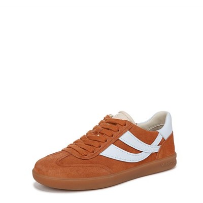 Vince Womens OasisW Sneaker Vintage Ember/Celeste Leather 7 M