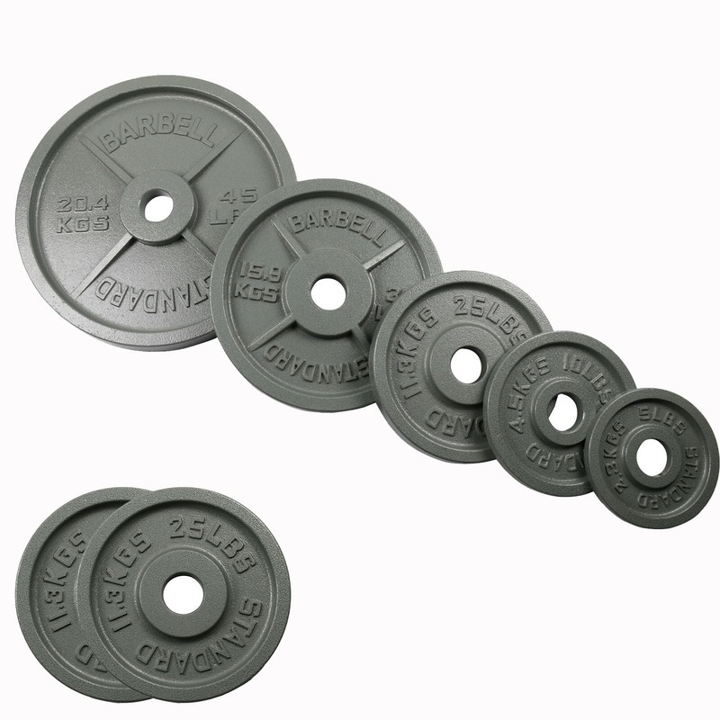 Barbell Lifting Plates 5 10 20 25 35 Lb