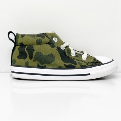 

Converse Boys CT All Star Street 737311F Зеленые повседневные кроссовки, размер 10, Зеленый, Chuck Taylor All Star Street