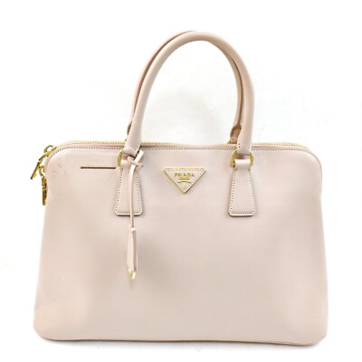 Prada Hand Bag  Pink Leather 4501161